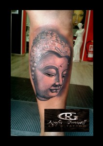 BUDHA#TATTOO#TATUAJES#REALISTA#REALISMO#BLANCO Y NEGRO#TATUADOR#VALENCIA#RAFA#GRANELL#RGTATTOO#JAPONES#ORIENTAL