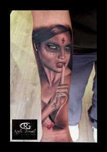 catrinas#tattoo#chicano#chicanas#chicas#realista#realismo#love#guapas#rg tattoo#rafa#granell#blanco y negro#tatuajes#valencia#tatuador#valenciano#antebrazo#calaveras
