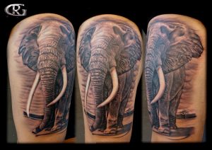 tatuajes#animales#elefantes#tattoo#elefante#pierna#realistas#realismo#realista#blanco#negro#valencia#tatuador#valenciano#español#rafa#granell#rgtattoo#