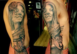 CHICANO#PAYASA#TATTOO#TATUAJE#REALISTA#REALISMO#TATUAJES#REALISTAS#RUTA66#DOLLAR#CADILAC#ROSAS#CHICA#RAFA#GRANELL#RGTATTOO3VALENCIA#VALENCIANO#MEJORES#MUNDO