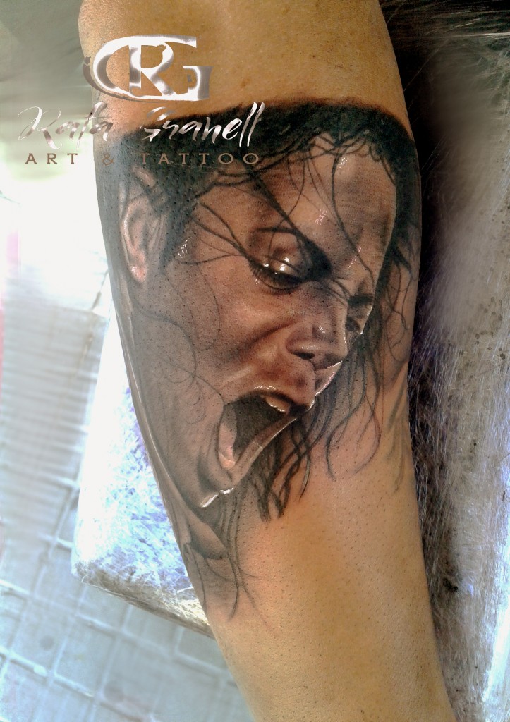 michael jackson #tattoo#black and grey#tatuajes# valencia#rgtattoo#rafagranelltattoo#blanco y negro#realismo#realistas#mejores#tattoos